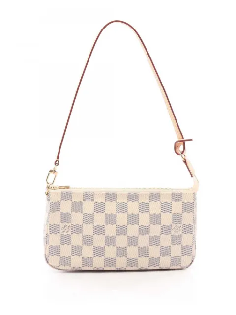 Louis Vuitton Pre-Owned 2010-2026 Damier Azur Pochette Accessoires shoulder bag White JEOEAB5MLTYUVOMG