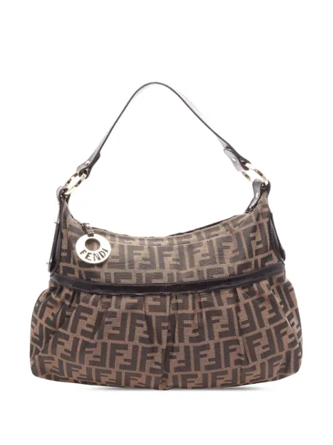 Fendi Pre-Owned 2000-2010 Zucca Canvas Chef shoulder bag Brown GEYD16083EYIIT5G