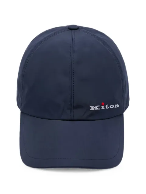 Kiton logo-embroidered baseball cap Blue UCPL014K0717H