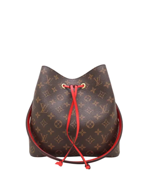 Louis Vuitton Pre-Owned 2017 Monogram Neonoe MM bucket bag Brown FMACQXT26SWGDOIF