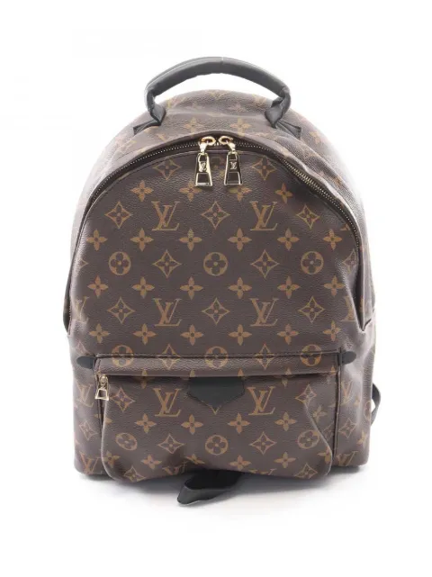 Louis Vuitton Pre-Owned 2016 Monogram Palm Springs MM backpack Brown N2HARAHDMCFC9RM5