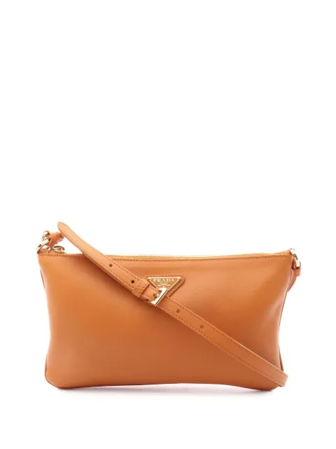 Prada Pre-Owned 2013-2026 Soft Grain shoulder bag Brown VNC593DR51FA5YAV