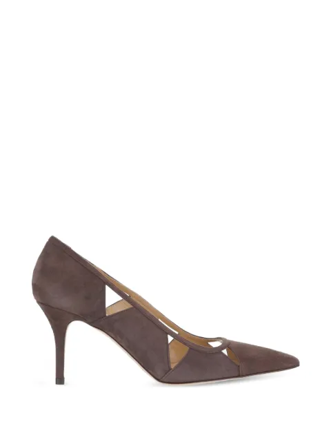 Arteana cut-out suede pumps Brown AW26SAVEBASP75
