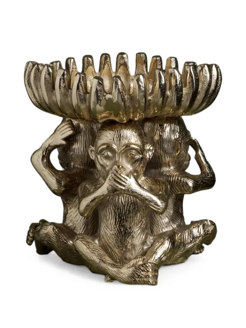 CU I SEEYOU monkey-base ashtray Gold CU74344