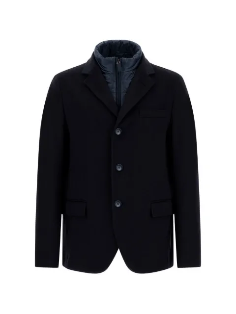 Herno Nylon Ultralight quilted-bib blazer Blue GA000218U38126
