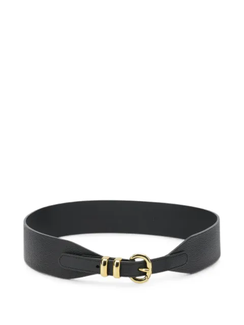 Anderson's buckle-fastening leather belt Black A3381PPUPL132