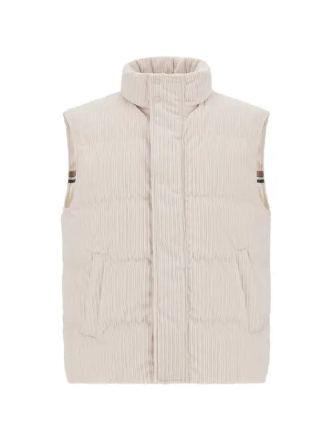 Herno quilted corduroy gilet White PI001374U12913