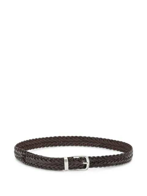 Officine Creative woven leather belt Brown OCSTRIP114VACCHETTATESTADIMORO