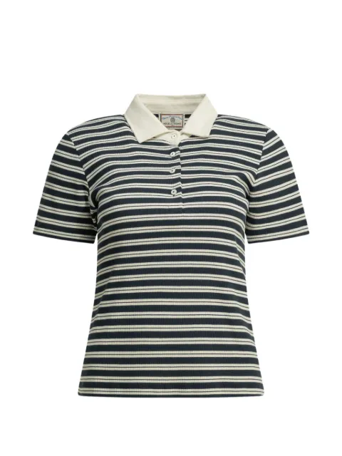 Ines De La Fressange striped short-sleeve polo shirt Blue 16Y066CO390P955
