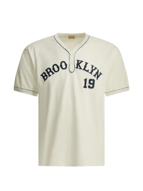 Whitesville Brooklyn 19' Baseball graphic-print cotton T-shirt Neutrals WV79687105