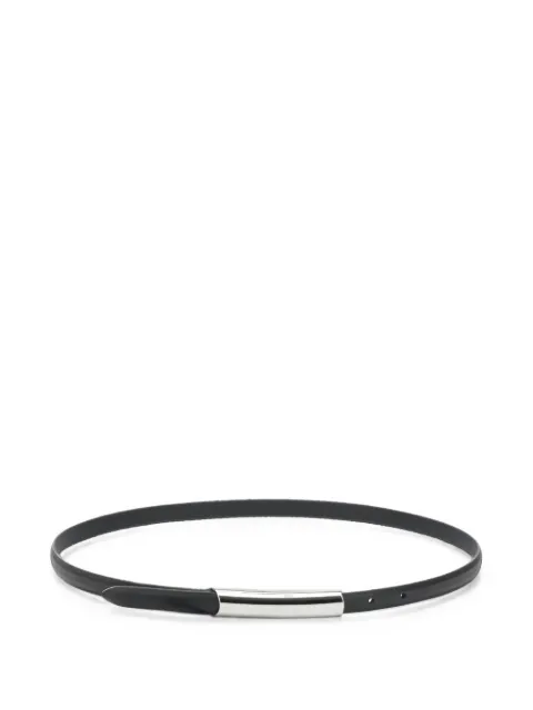 Anderson's cylindrical-buckle leather belt Black A2603PLPL18