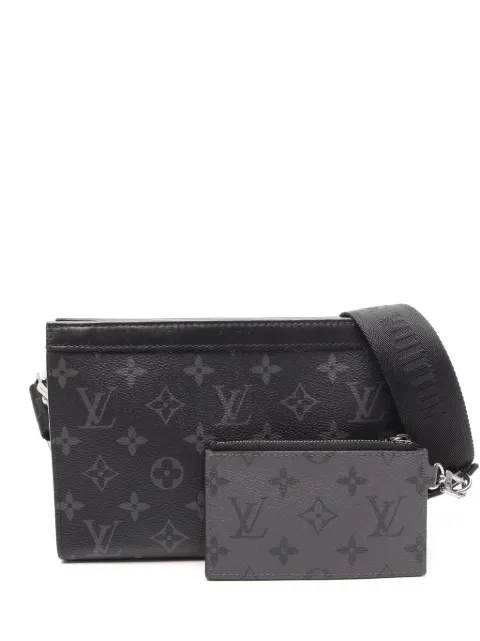 Louis Vuitton Pre-Owned 2010-2026 Monogram Eclipse Gaston Wearable Wallet crossbody bag Black 5FXVF1XNF5NQ2B8Z