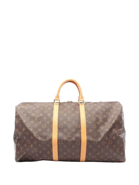 Louis Vuitton Pre-Owned 1996 Monogram Keepall 55 travel bag Brown GE312X5I3S5IO3SS