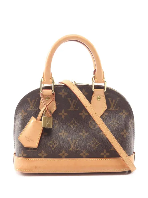 Louis Vuitton Pre-Owned 2020 Monogram Alma BB satchel Brown HZM9UDM94CEM9COK