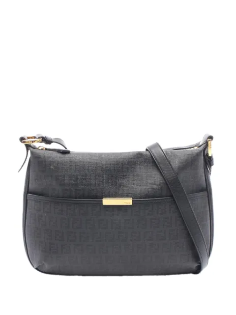 Fendi Pre-Owned 2010-2026 Zucchino crossbody bag Black RL5FT02YQEZSR3HM