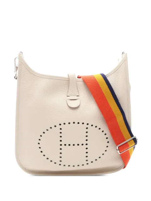 Hermès Pre-Owned 2015 Clemence Evelyne III PM crossbody bag White HUKZGDO0TMP3U5XQ