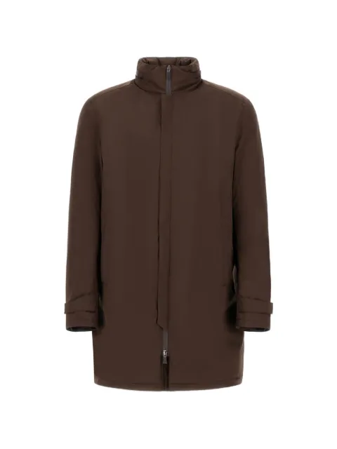 Herno windstopper hooded raincoat Brown PI001241U128408815