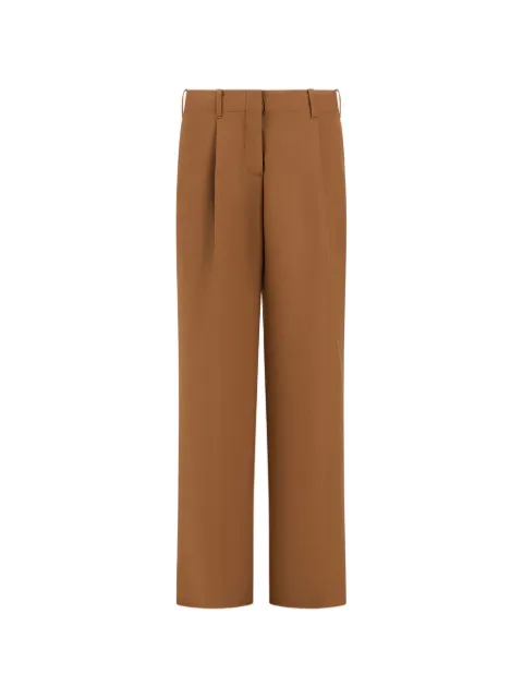 Herno darted elasticated-waist trousers Brown PT000270D126402157