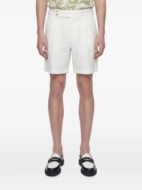 Hed Mayner pinstriped wool shorts Neutrals HMMC30065AHC271