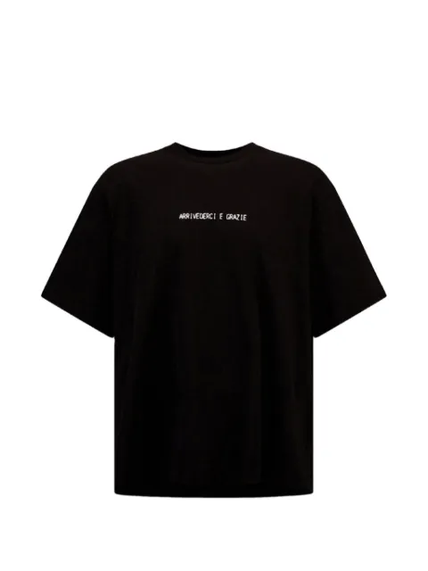 Laminar lettering-print T-shirt Black JG00089UL52000