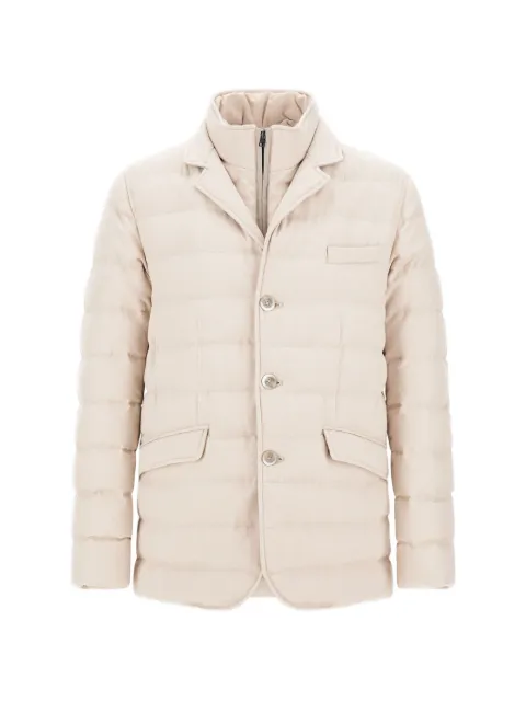 Herno quilted wool-blend blazer Neutrals PI001403U332781985