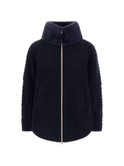 Herno corncob-stitch jacket Blue MC000203D70016