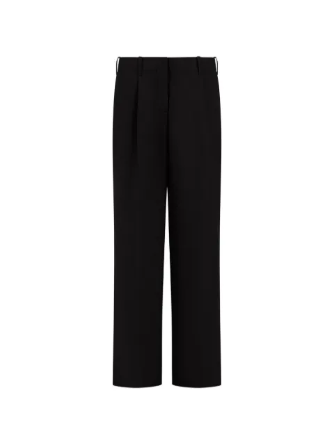 Herno pleated twill tailored trousers Black PT000270D12640
