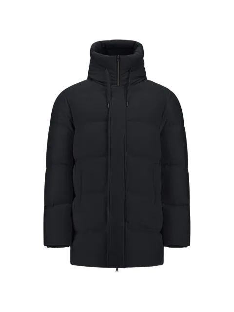 Herno quilted hooded padded coat Blue PI001382U38087