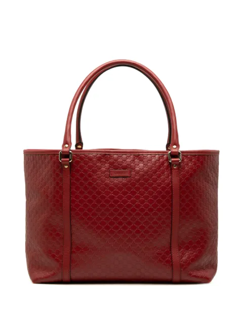 Gucci Pre-Owned 2000-2015 Microguccissima Joy tote bag Red 1QB4D5DOUMBFIS3V