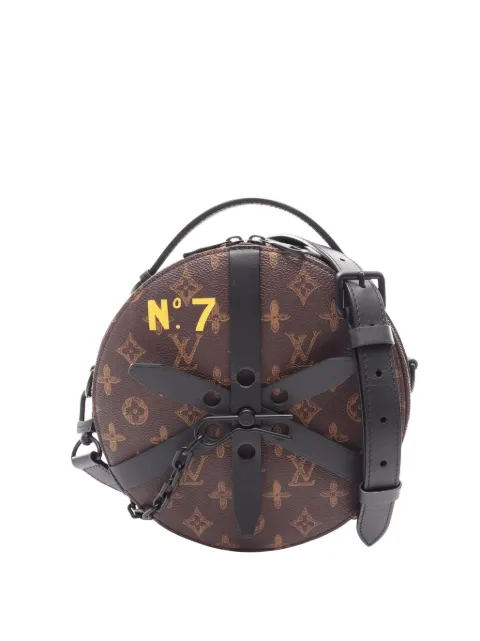 Louis Vuitton Pre-Owned 2022 Monogram Wheel Box satchel Brown DS8U6QPN4BVYNNVT
