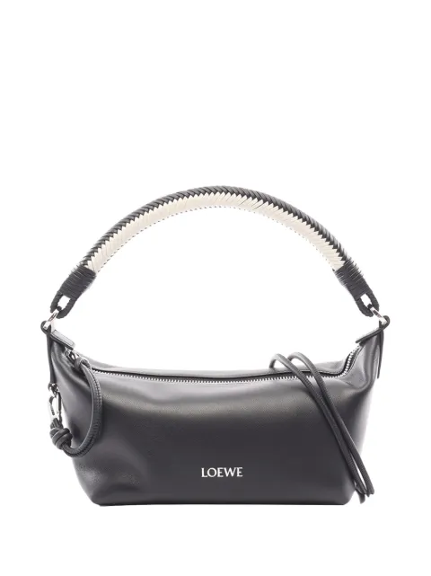 Loewe Pre-Owned 2010-2026 Mini Mellow Nappa Lambskin Cala Bag satchel Black 1I4ORPZZ6ES8VB4N