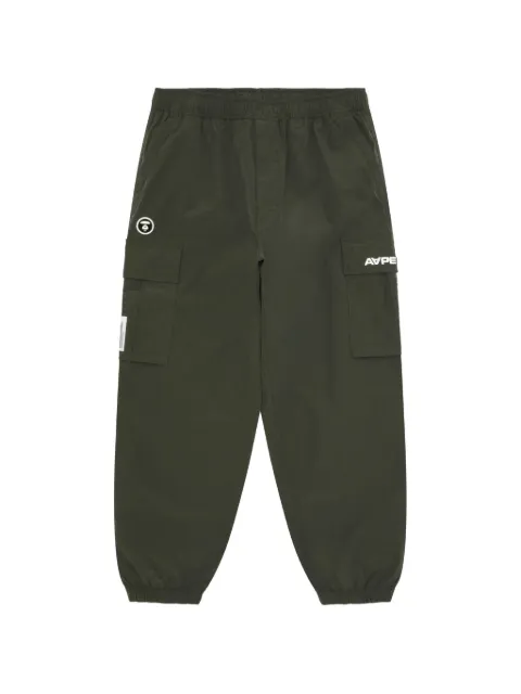 AAPE BY *A BATHING APE® AAPENOW logo-embroidered cargo pants Grey AAPPTMD644XXR