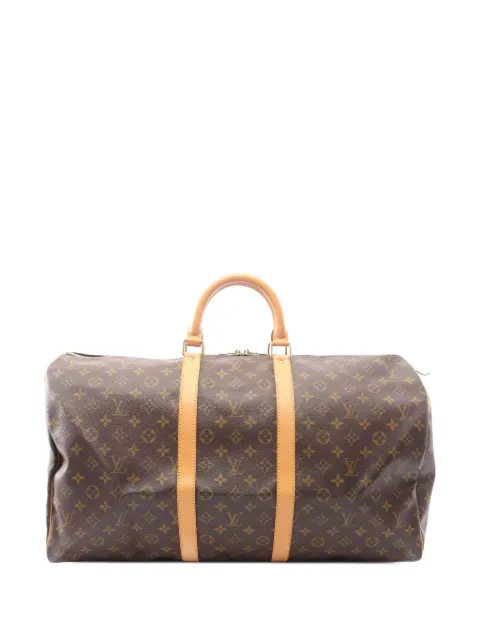 Louis Vuitton Pre-Owned 1997 Monogram Keepall 55 travel bag Brown W79USV1RJXTCJK29