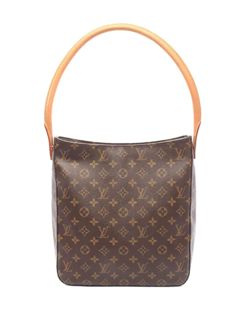 Louis Vuitton Pre-Owned 2002 Monogram Looping GM shoulder bag Brown OYEZEH1F9MY3RRNA