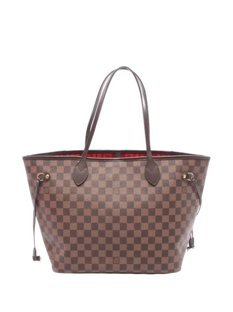 Louis Vuitton Pre-Owned 2012 Damier Ebene Neverfull MM tote bag Brown SG5X4GXMFPO3F4V6