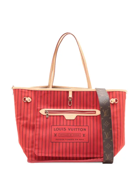 Louis Vuitton Pre-Owned 2021-2026 Monogram Neverfull Bandouliere Inside Out MM satchel Red 44AXPMLYICPBKZJK