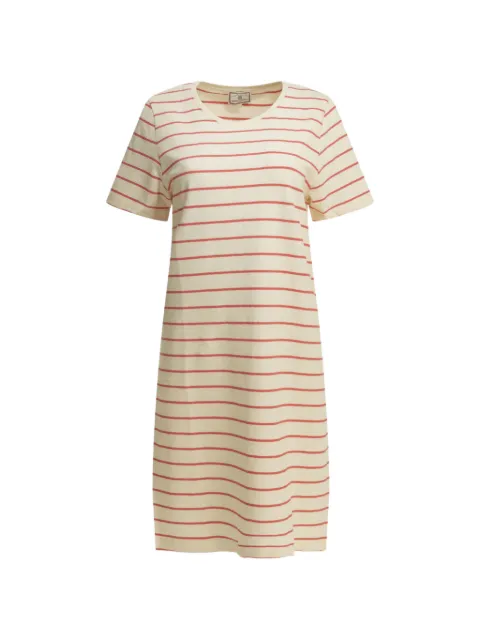 Ines De La Fressange Axelle horizontal-stripe mini dress White 16Y081CO388P133