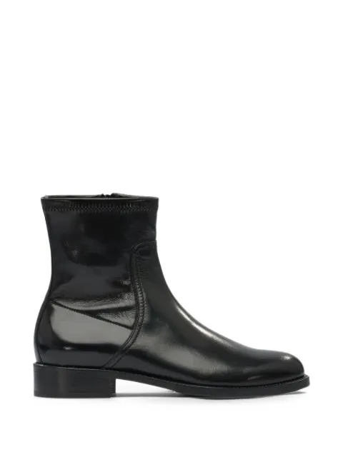 Maretto leather ankle boots Black 2308NAPPANATURENERO