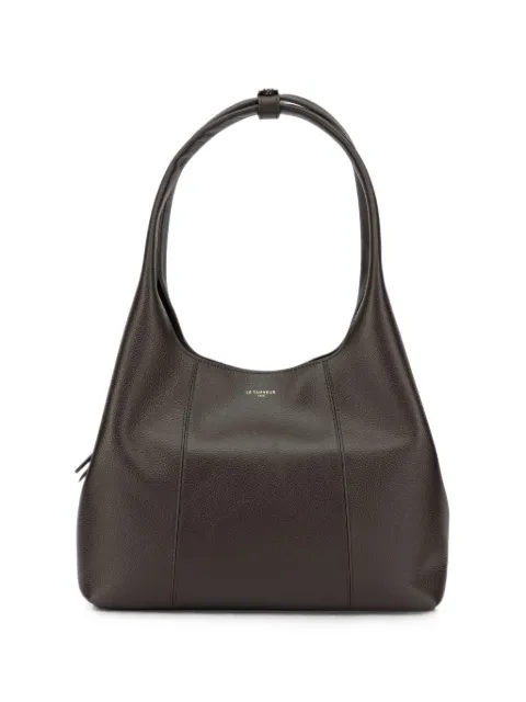 Le Tanneur medium Juliette grained leather shoulder bag Brown TJET1060M08