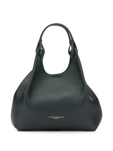 GIANNI CHIARINI medium Dua grained leather tote bag Green BS9719RNGDBLDUA14603