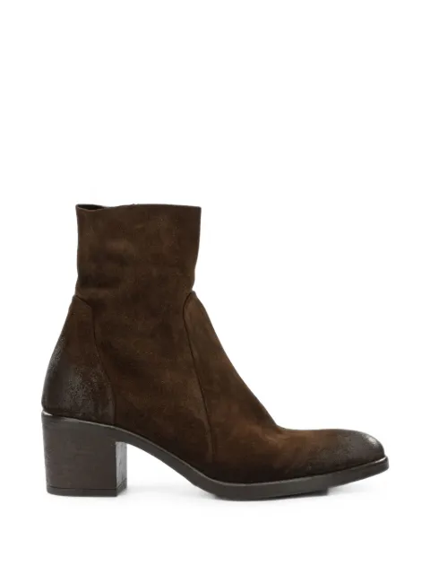 strategia shoes distressed-effect suede boots Brown A4560HOMBRECACAO