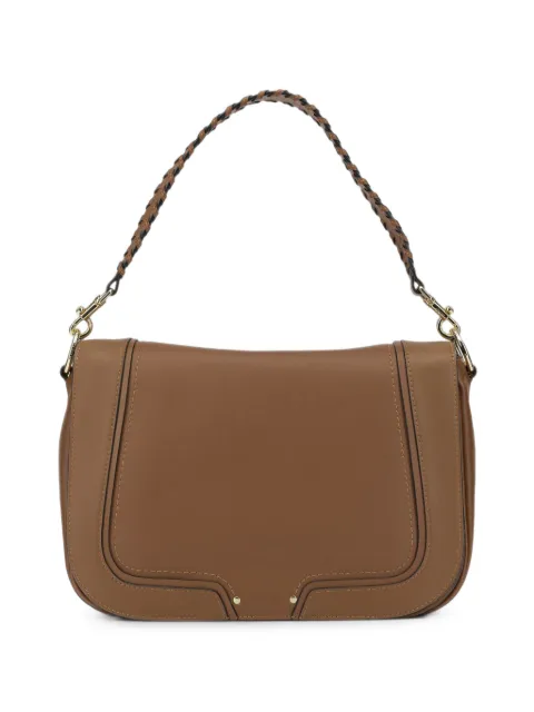Le Tanneur large Héloiaw braided-strap leather shoulder bag Brown TELO1220G05