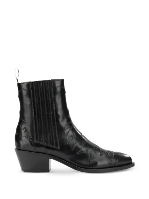 Sartore Parma Western-style panelled boots Black SR3645PARMANERO