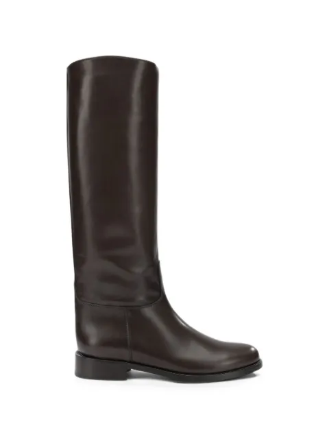 Maretto knee-high leather boots Brown 1493NEWHALFTMORO