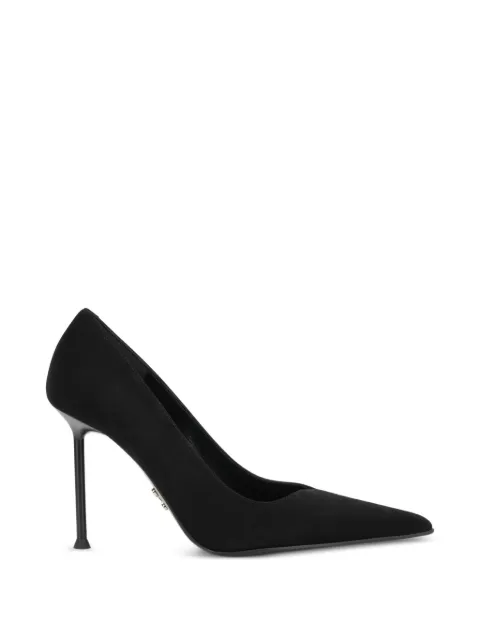 Sergio Levantesi pointed-toe suede pumps Black POP67CAMOSCIONERO