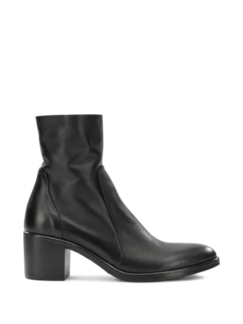 strategia shoes Say leather ankle boots Black A4560VELOURNERO