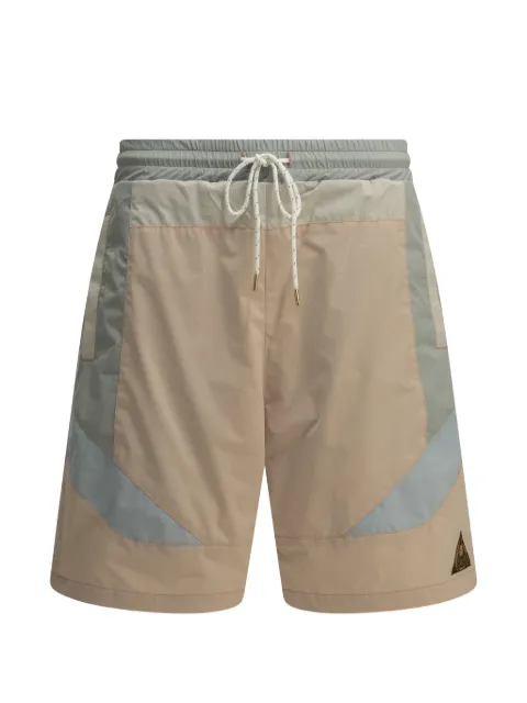KAPITAL logo-patch panelled swim shorts Pink K2605SP200