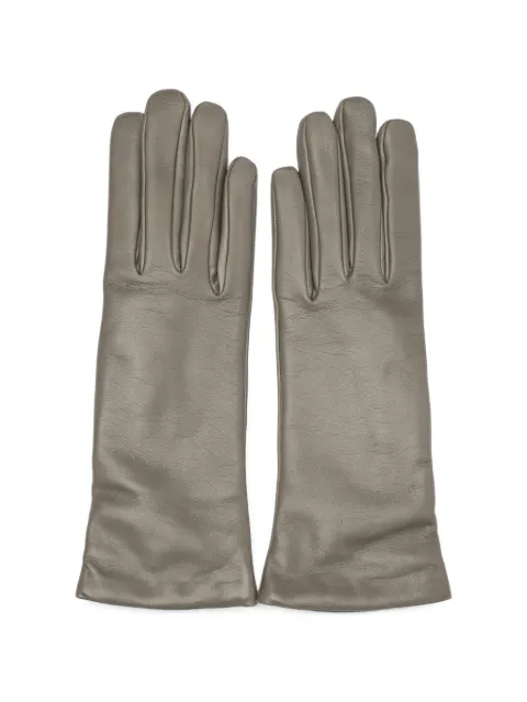 Restelli leather gloves Grey 920TORTORA