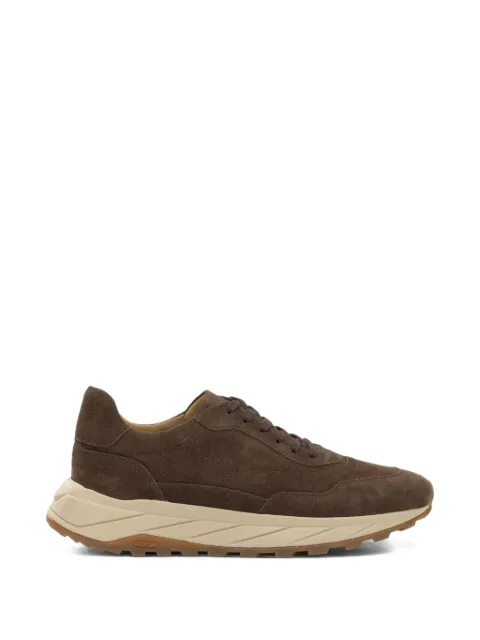 Henderson Baracco suede panelled sneakers Brown SHARKS15154SUEDEESPRESSO