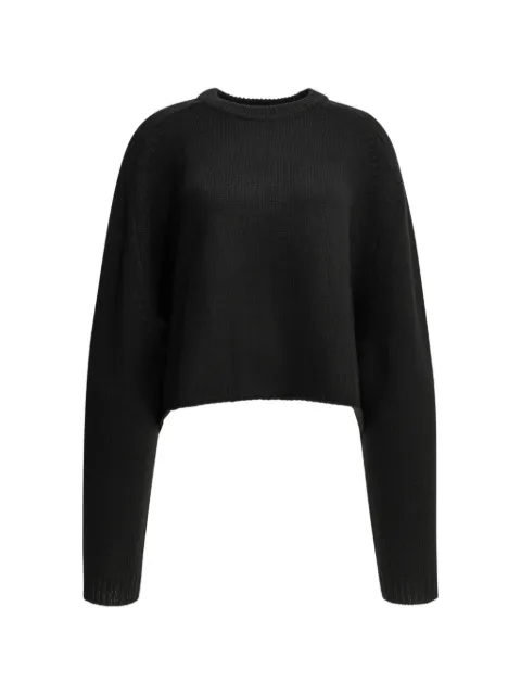 Lisa Yang raglan-sleeve cashmere sweater Black 2025108BL